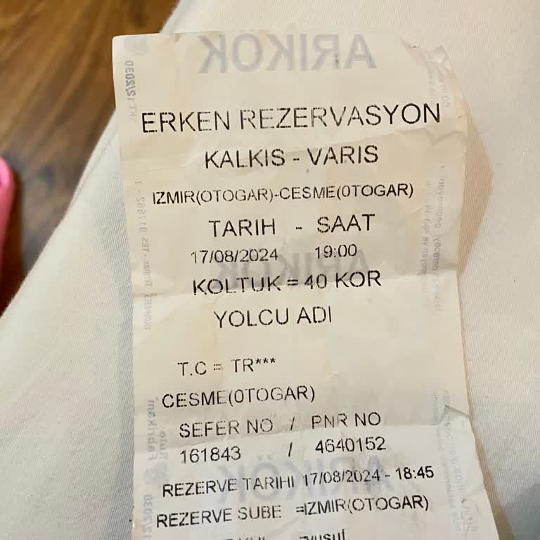 Çeşme Seyahat Kayıp Eşya Ba