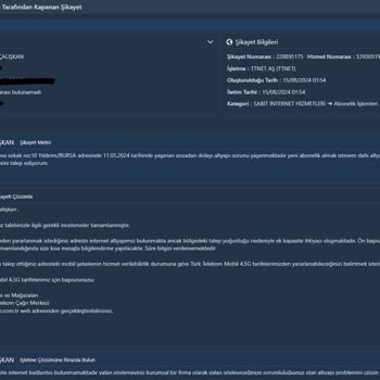 Türk Telekom İnternet Altyapı Sorunu Ve Yetersiz Hizmet