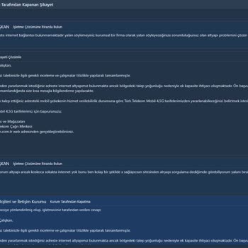 Türk Telekom İnternet Altyapı Sorunu Ve Yetersiz Hizmet
