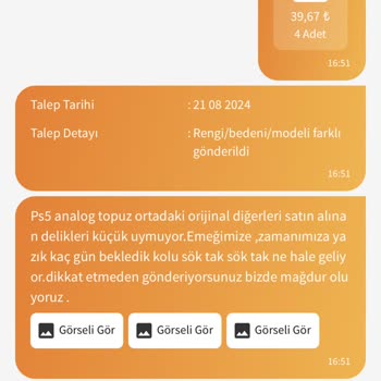 Trendyol Müşterilerine Önem Vermiyor
