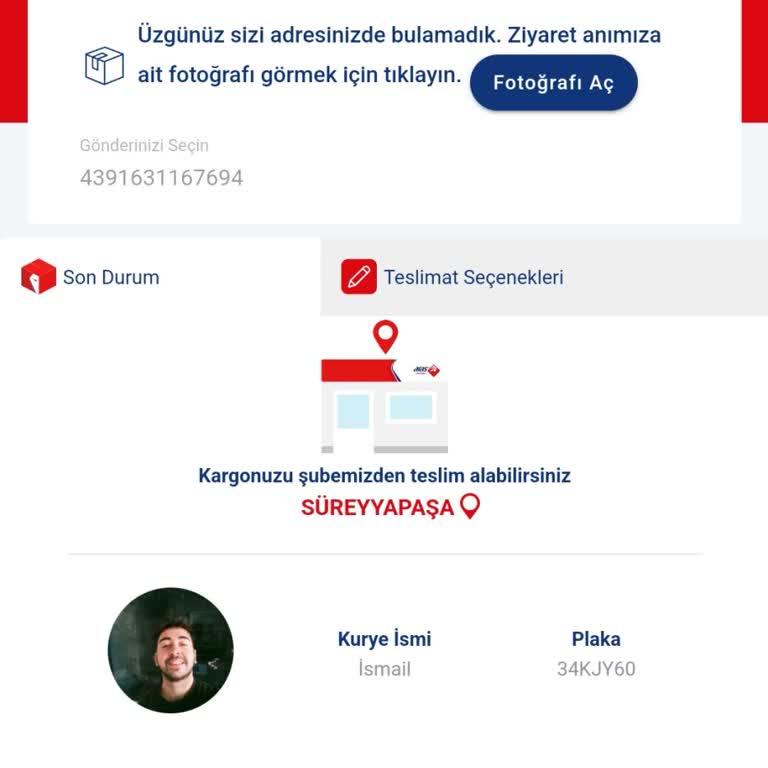 Aras Kargo Süreyyapaşa Aras Şubesi Yine Kargomu Getirmedi!