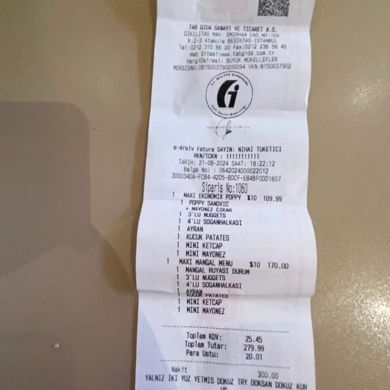 Popeyes Yavaş Servis, Fazla Bekleme Süresi, İçecek Yok