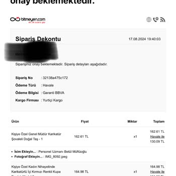 Bitmeyen.com Sipariş Ve Teslimat Süreci Aksama Takipsizlik!