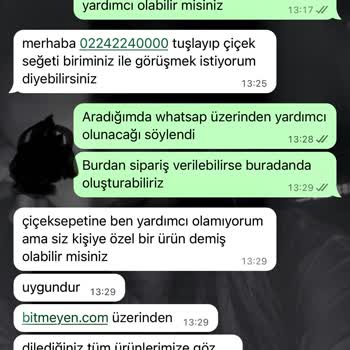 Bitmeyen.com Sipariş Ve Teslimat Süreci Aksama Takipsizlik!