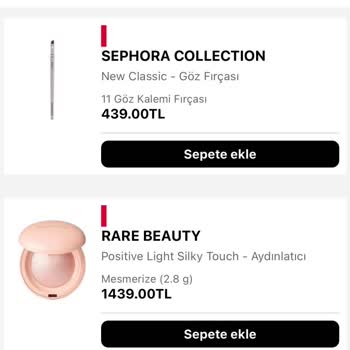 Sephora Puanım 0 Gözüküyor