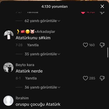 TikTok Nefret İçerikli Yorumlar Rahatsız Edici