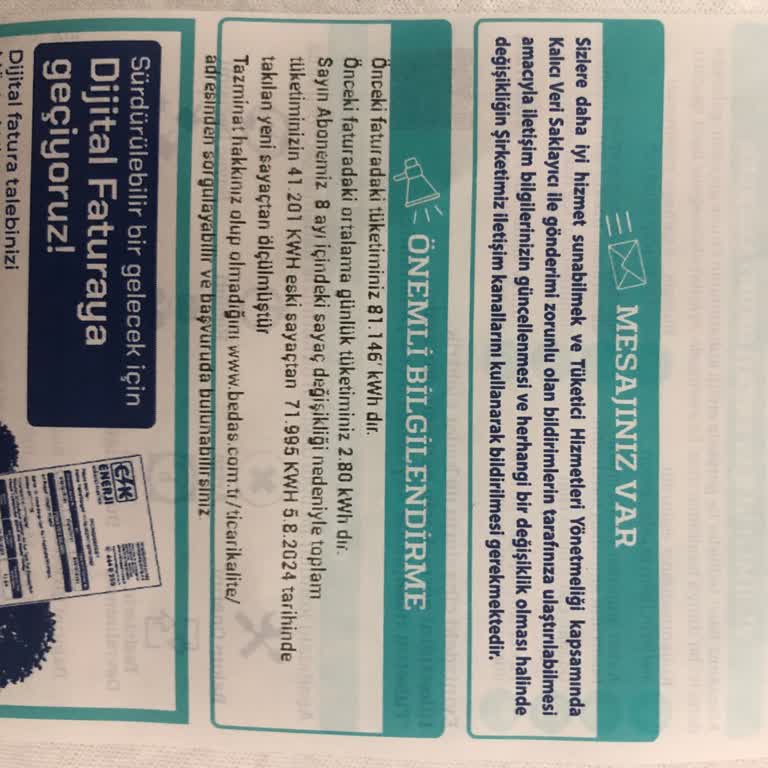 CK Boğaziçi Elektrik Fatura Ve Sayaç Sorunları