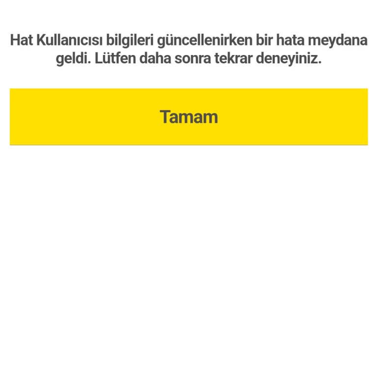 Bilgi Güncelleme Hatası: Sürekli Aynı Sorunla Karşılaşıyorum