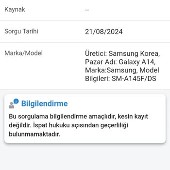 Samsung Telefon Af4 Telefonuma Kaçak IMEI Yazılımı Yüklemişler Telefonum Kapanacak