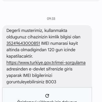 Samsung Telefon Af4 Telefonuma Kaçak IMEI Yazılımı Yüklemişler Telefonum Kapanacak