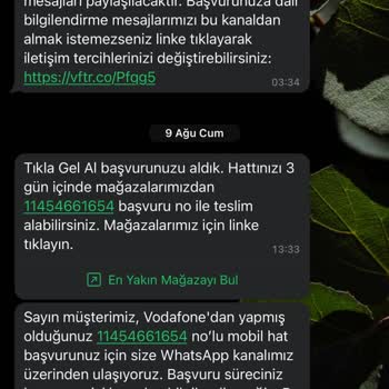 Vodafone'a Geçişte Yaşanan Sorun ve İlgisizlik