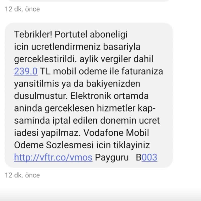 Portutel İn Yaşlın Telefon Kullanıcılarına Kurduğu Tu. Zak