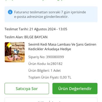 Çiçek Sepeti Teslim Edilmeyen Ürünle İlgili Çözüm Odaklı Davranmıyor
