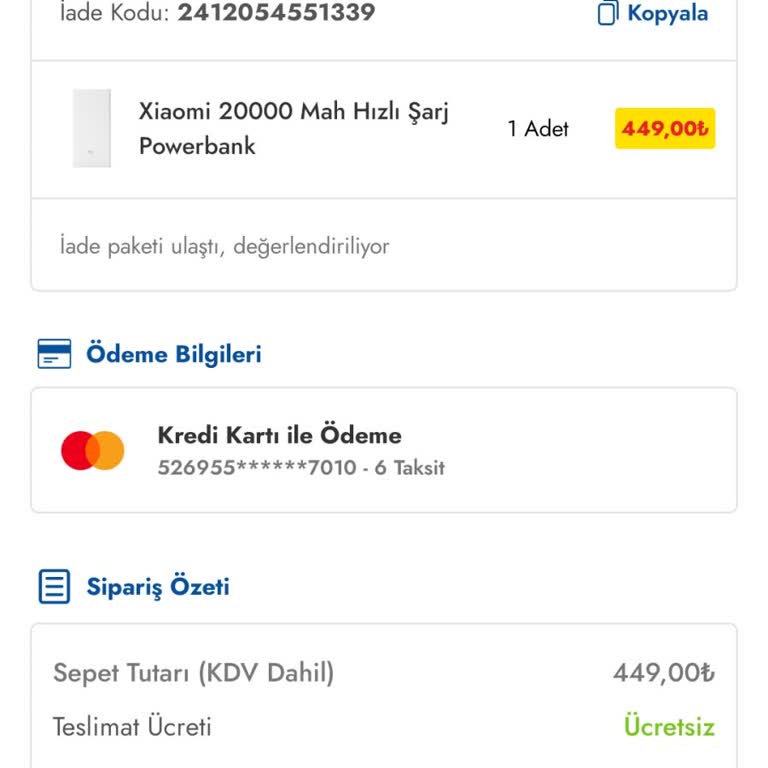 Cepte Şok Parama Ve Ürünüme El Koydu