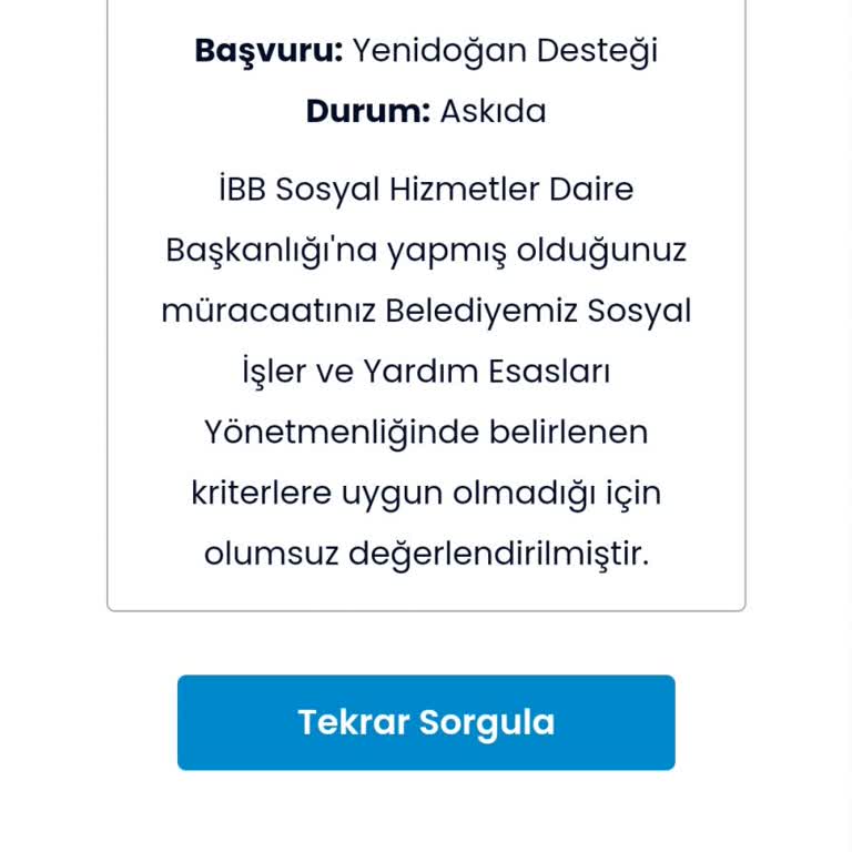 İBB - İstanbul Büyükşehir Belediyesi İBB Yeni Doğan Paketi Direk Askıya Alındı!