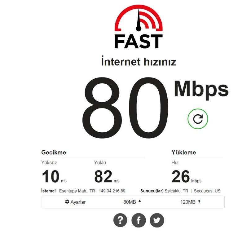 Gıbırnet'ten Aldığım Fiber İnternet Hızı Sürekli Düşüyor