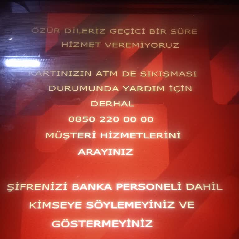 Ziraat Bankası Ziraat Kartına Yatırdığım Para Alıkonuldu