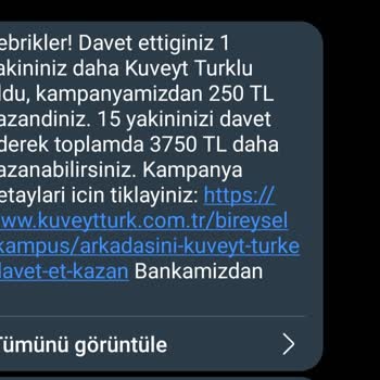 Kuveyt Türk Davet Ödülü Yatmadı!