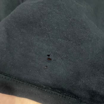 Mavi Siyah Cep Detaylı T-shirt