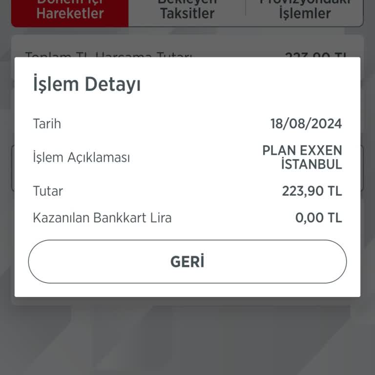 Plan Exxen İstanbul Habersiz Üyelik Para Çekme