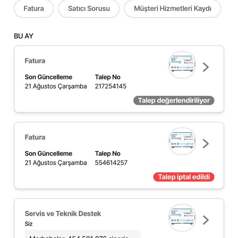 Hepsiburada Ve Cantekno İsimli Satıcıdan Şikayetçiyim