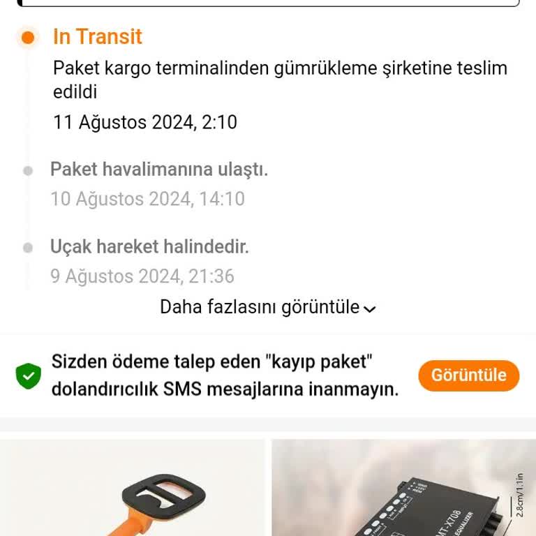 Temudan Aldığım Ürünler, Türkiye De Gümrükte Ürünler Bekletiliyor