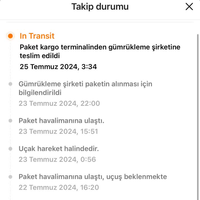 Temu Kargo Gelmedi İn Transit