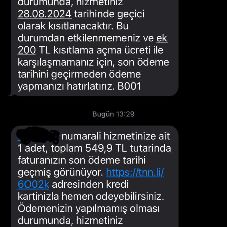 TurkNet Kampanyası Ve Fatura Sorunları
