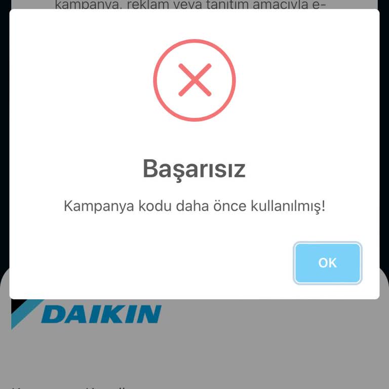 Daikin +3 Yıl Garanti Hk Şikayet