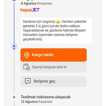 hepsiJET Hepsiburada Kurye Hatasından Siparişi Teslim Alamamak