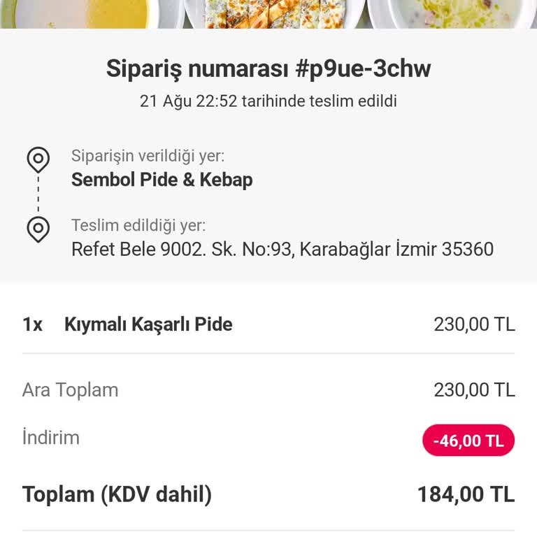 Yemeksepeti Siparişim Teslim Edilmedi Para Peşin Ödendi