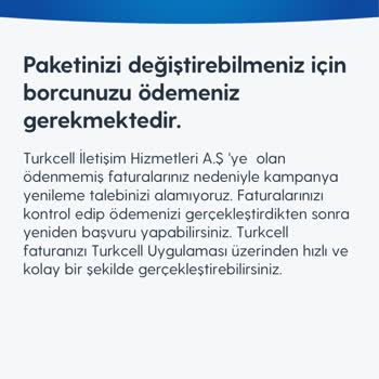 Turkcell Superonline Tarife Değişiminde Sürekli Sorun Yaşıyorum