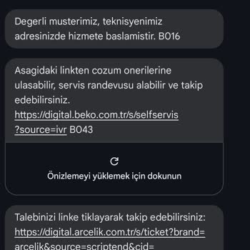 Beko'nun Teknik Servis Problemi