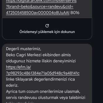 Beko'nun Teknik Servis Problemi