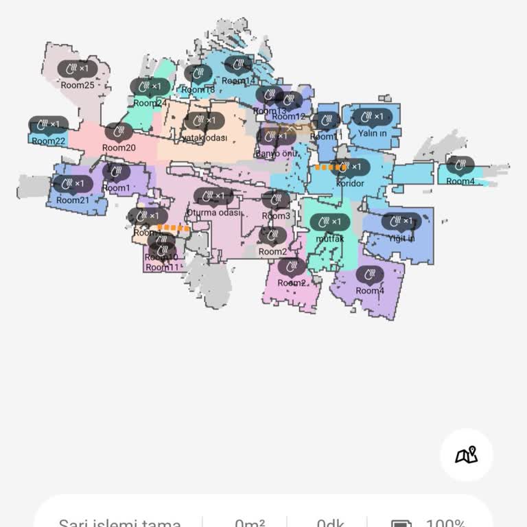 PHILIPS Ev Aletleri Philips Robot Süpürge Kendi Kendine Üst Üste Harita Çıkarıyor