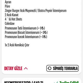 KFC Siparişlerini Zamanında Teslim Etmiyor!