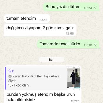 Şule Giyim Tarafından Mağdur Edildim Kimseye Önermiyorum.