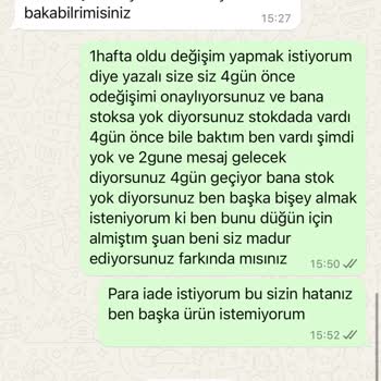 Şule Giyim Tarafından Mağdur Edildim Kimseye Önermiyorum.