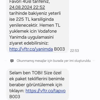 Vodafone'un Haksız Paket Değişikliği ve Müşteri Hizmetleri Sorunu