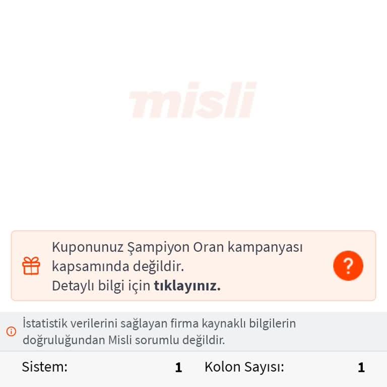 Misli.com Kazandığım Kuponu Vermiyor