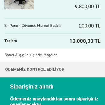 Sahibinden Param Güvende İle Yaşadığım Sorunlar