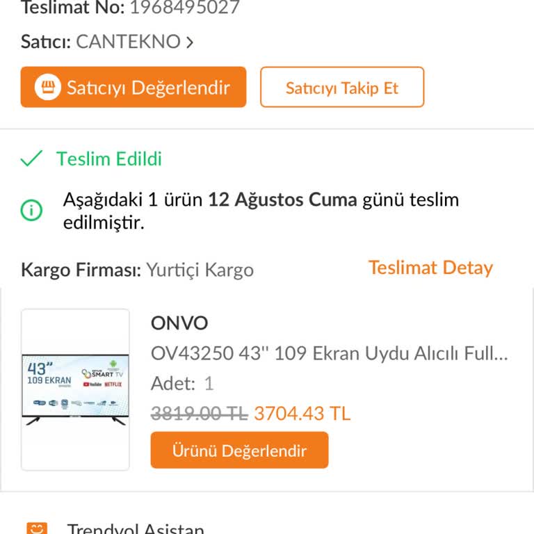 2 Sene Önce Aldığım Onvo TV Çöpe Atıyoruz