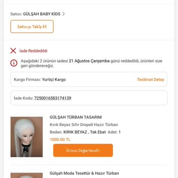 Trendyol'dan Aldığım Ürün Satıcı Tarafından İade Kabul Edilmiyor