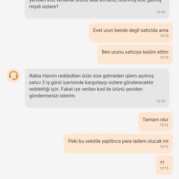 Trendyol'dan Aldığım Ürün Satıcı Tarafından İade Kabul Edilmiyor