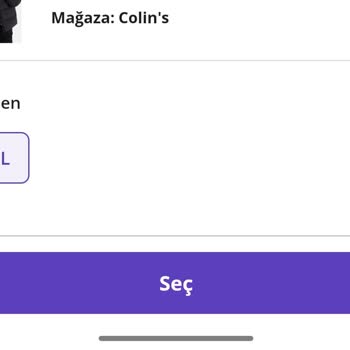 COLIN’S Stok Verisini Güncellemiyorlar