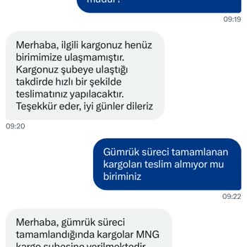 MNG Kargo Yurt Dışı Lojistik Yetersizliği Ve İlgisizliği!