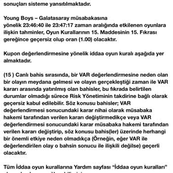 Nesine Kupon İptali Sebepsiz Yere