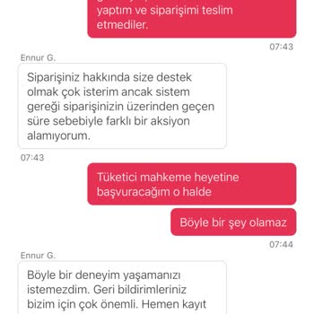 Yemeksepeti Online Ödeme Alıp Sipariş Teslim Edilmediğinde İade Yapılmıyor