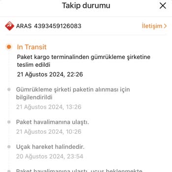 Aras Kargo Temu Siparişimi Gümrükte Bıraktı!