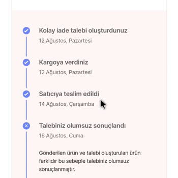 Hepsiburada Gönderilen İadeyi Kaybetti